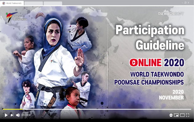 online poomsae wedstrijden